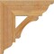 Ekena Millwork Legacy Traditional Rough Sawn Bracket, Western Red Cedar, 4"W x 14"D x 14"H BKT04X14X14LEC01RWR - alternate 4